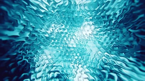 Blue Dynamic Wavy Abstraction