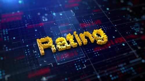 Futuristic Digital Rating Text Animation