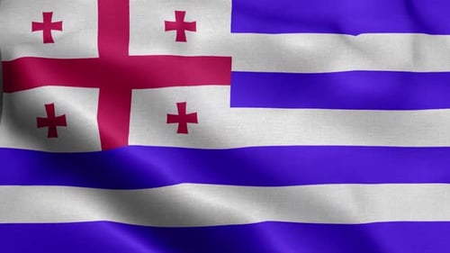 Realistic Waving Country Flag Loop Animation