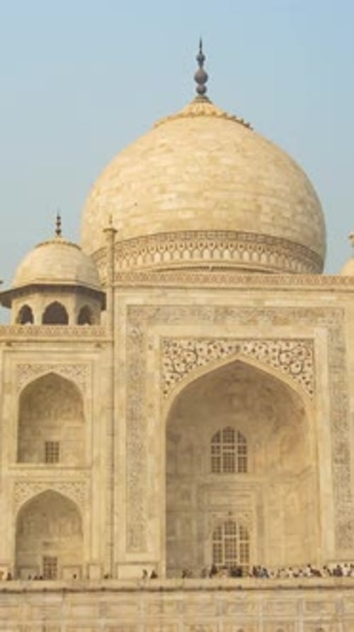 Mausolée du Taj Mahal à Agra, Inde | Hyperlapse
