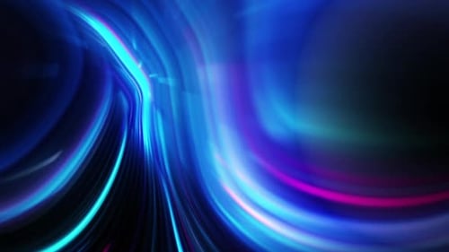 Abstract Energetic Light Streaks Motion Background
