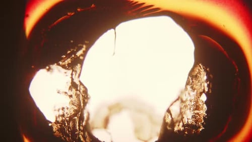 Abstract Close Up with Out of Focus Tunnel