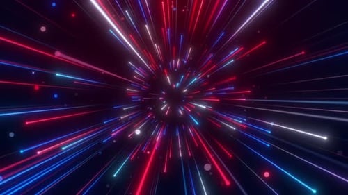 Flying Lines Neon Light 01625