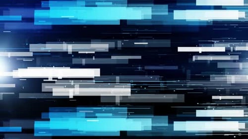 Technology Background Loop, Business Corporate Abstract 64