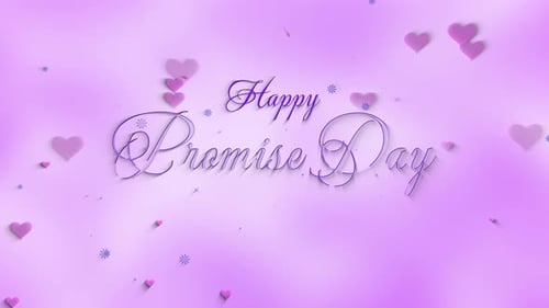 Promise Day Romantic Title Animation