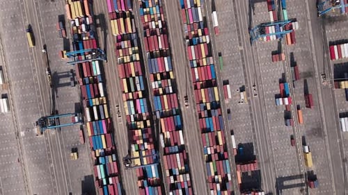 Container loading cargo freight ship