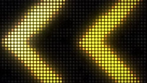 Disco Lights VJ Background Looped Video : Direction Arrows