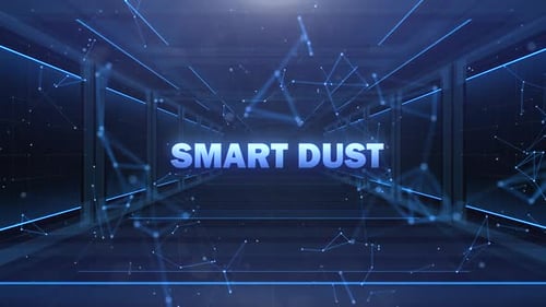 Abstract Digital Network Technology Text Reveal Intro