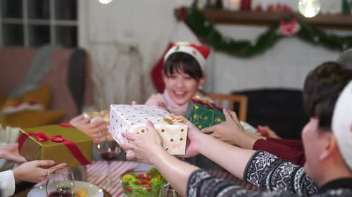Festive Christmas Gift Giving with Family