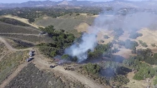 Control burn acts as safety zone for humans
