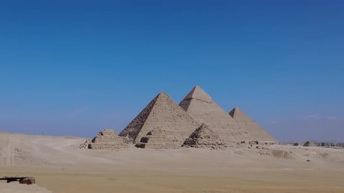 Pyramids Of Ancient Egypt In Giza