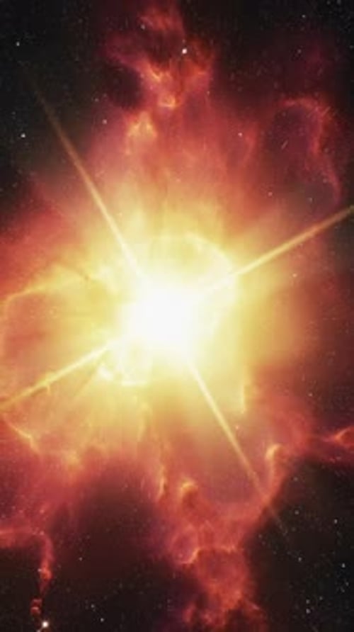 Beautiful Landscapes of Space Vertical Video