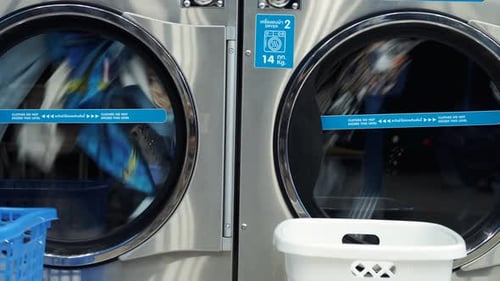 Laundry Spinning in Commercial Washing Machines
