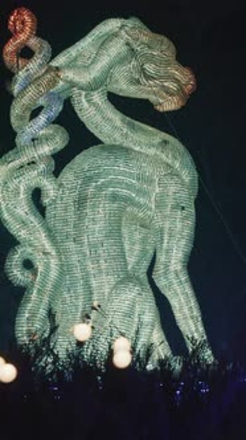 Beijing China Large Lantern Composition