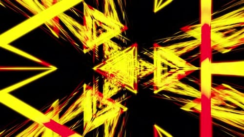 Neuester Triangle Fire Vj Loop Animationshintergrund