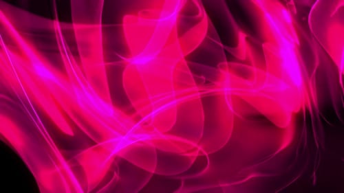 Rauchiger Animationshintergrund mit roter Farbwelle. Abstrakter 3D-Wellenbewegungshintergrund.