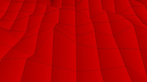 Red Polygon Background