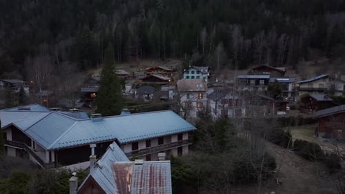 Evening View of Charmonix