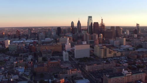 Aerial view of Philadelphia, Pennsylvania