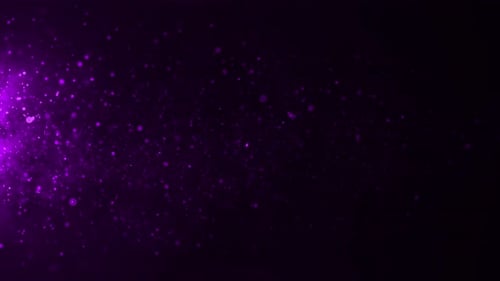 Abstract Purple Particle Swirl Motion Background