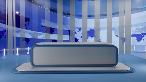 News Studio Background Loop