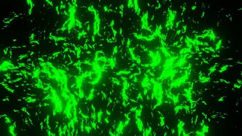 Green Moving Abstract Glowing Patterns Background Vj Loop Animation In Hd