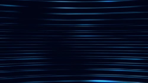 Futuristic Abstract Blue Light Streaks Background Loop