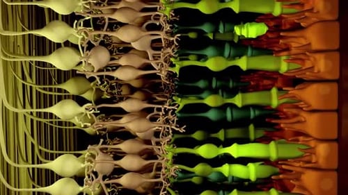 3D Animation of Neural Impulse Transmission Through Retinal Cells