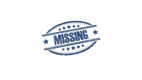 Missing Word Grunge Rubber Stamp Reveal Animation