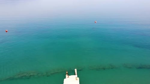 Sea Beach Sunsets Beautiful Sky Aerial View Drone Camera