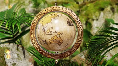 Old World Map 02 4K