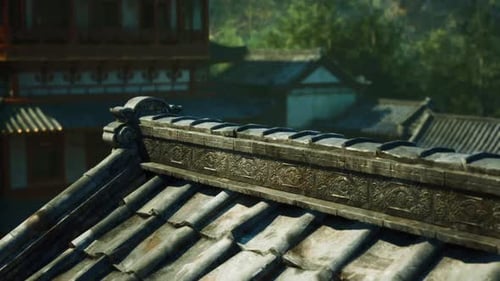 Angelic Japanese Temple Daylight Hours