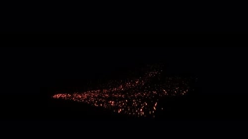 Sparkle Light Trail Effect Transition