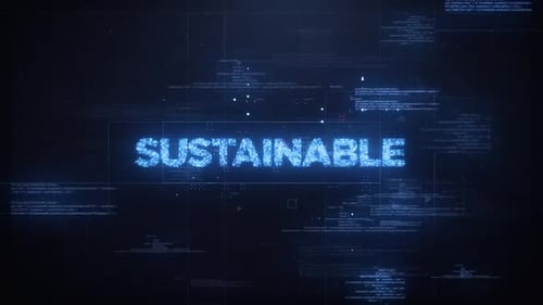 Digital Code Text Reveal for Sustainable Technology