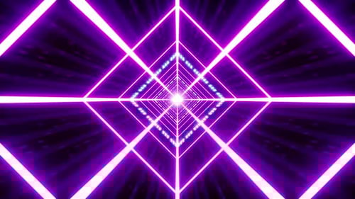 Shining Neon Rays Vj Loop