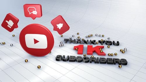 1K YouTube Subscribers Celebration