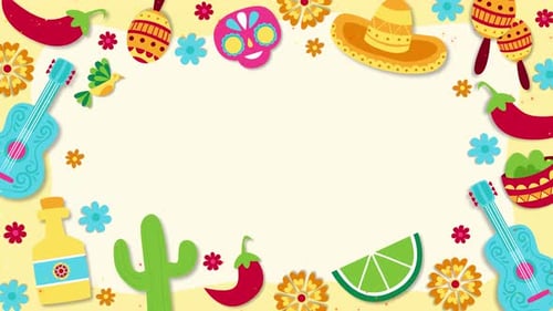 Cinco De Mayo Animation Background