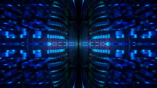 Energetic VJ Loop Featuring a Mesmerizing Neonflashing Disco Backdrop