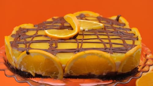 Orange Cake Rotate