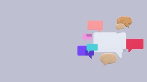 Animated 3D Chat Bubbles for Modern Communication