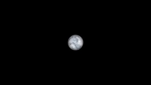 Eres factional planet on isolated black background