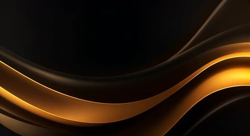 Black luxury corporate background with golden lines