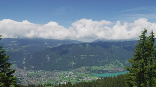 Interlaken as seen from Schynige Platte