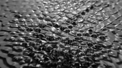 Hypnotic Abstract Liquid Vibration Cellular Mesh Loop