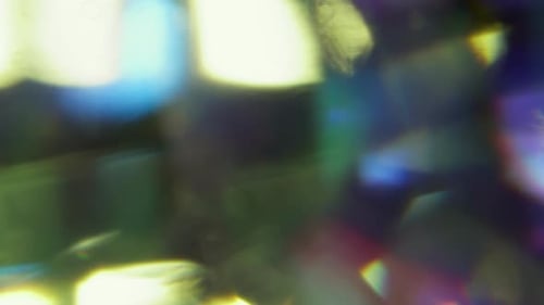 Crystal Sparkle Blur Glow Flare-Linse, flackerndes Licht