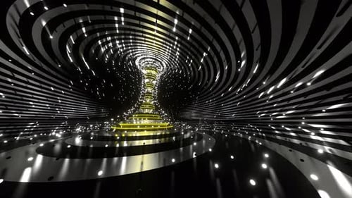 Multicolor Cyber Strobe Carousel Background Vj Loop In 4K