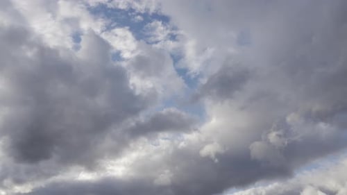 Storm Clouds Timelapse Dark Clouds Block Out the Sun Before the Storm HDR BT2020 HLG Material