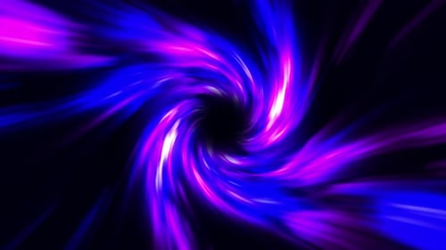 Abstract magical hypnotic energy space tunnel vortex shape.