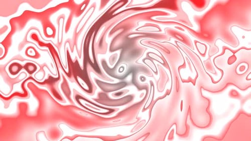 Forme futuriste abstraite, couche, motif torsadé, liquide brillant