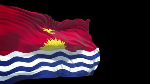 Kiribati-Flagge mit Alpha-Kanal
